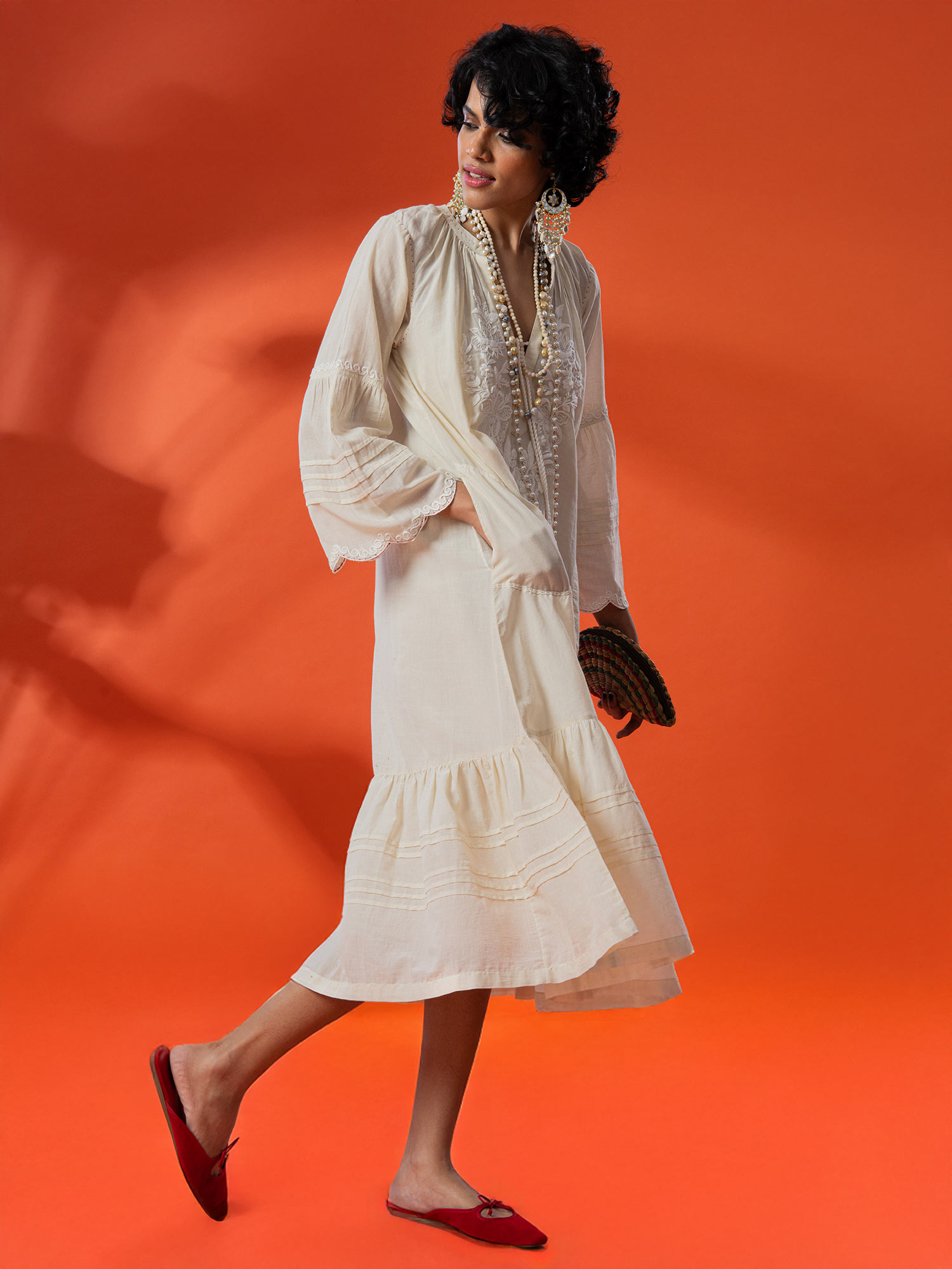 Viaggio Handloom Cotton Dress