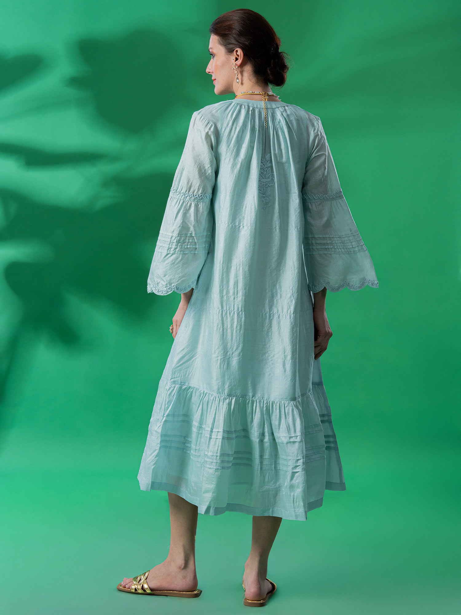 Viaggio Tussar Silk Dress