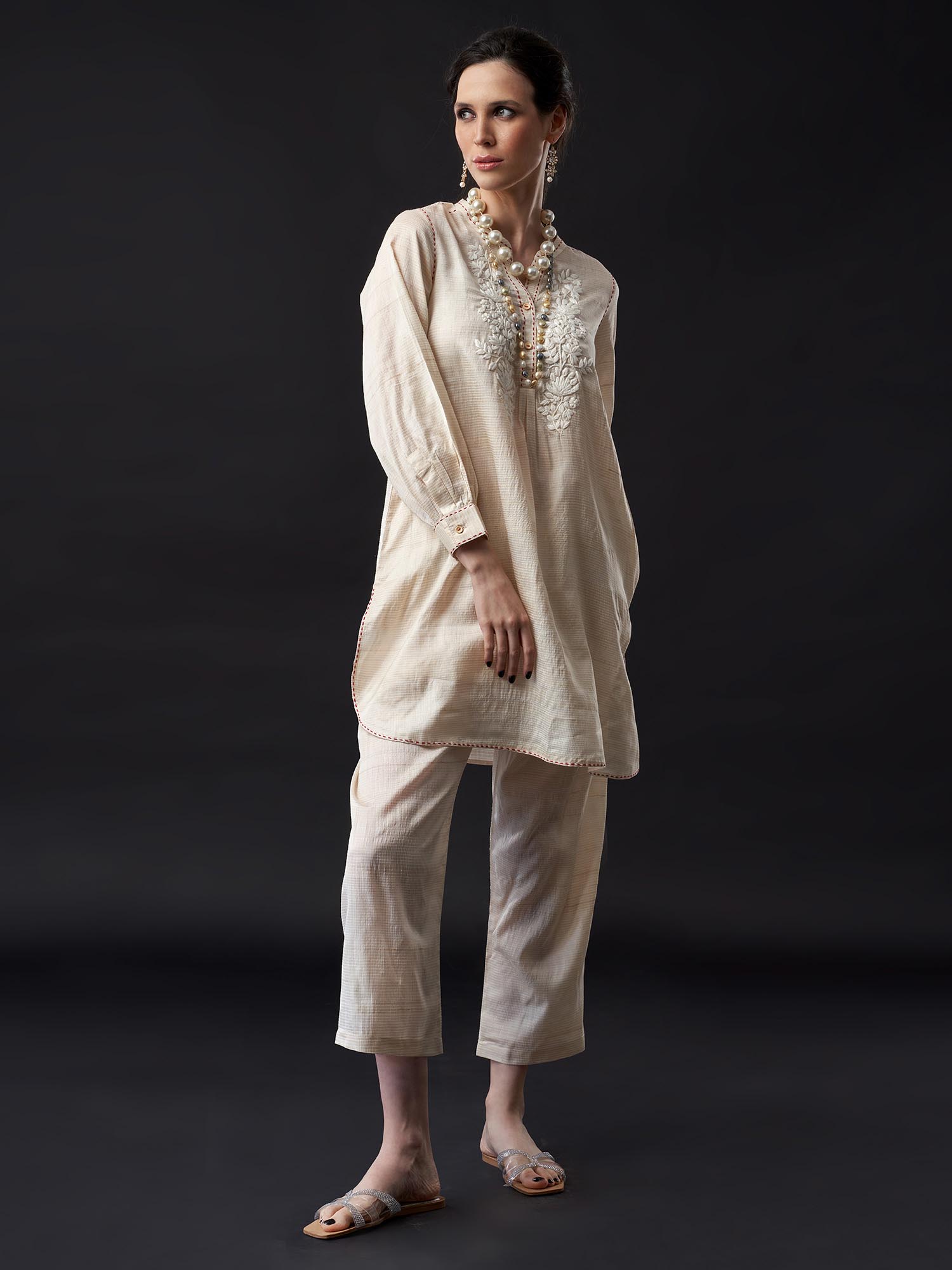 Yuko Handloom Silk Twin Set