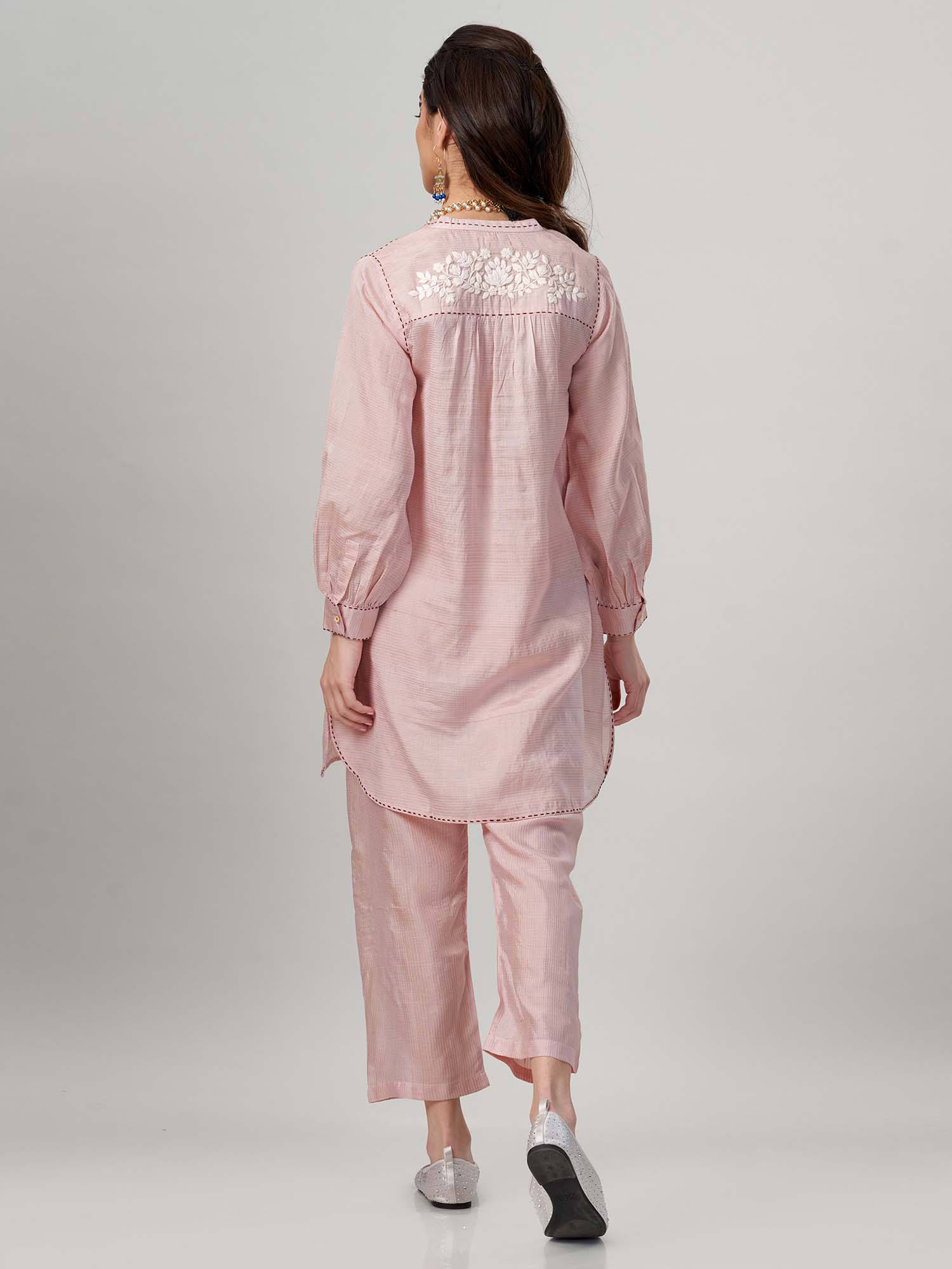 Yuko Handloom Silk Twinset