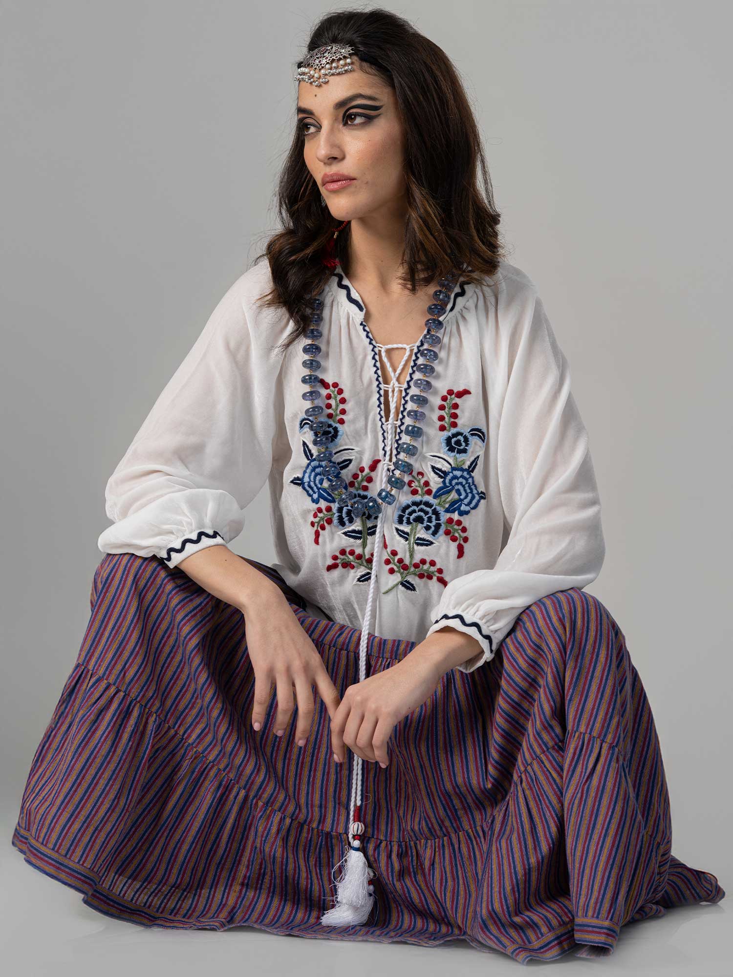 Zoon Velvet Silk Blend Top